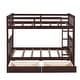 preview thumbnail 28 of 68, American Classic Traditional Style Twin-over-Twin Bunk Bed with Ladders and Two Storage Drawers