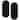Black Round Charger Plate 13" Set of 12 - 13" Dia x 0.5" H