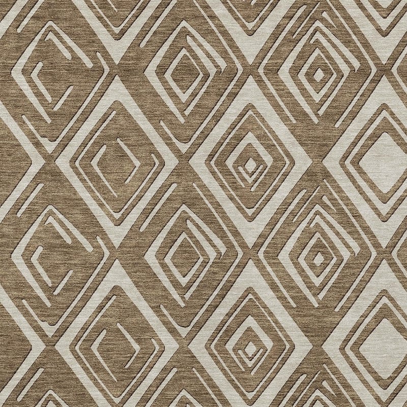 HomeRoots Geometric Transitional Rectangle Outdoor Rug