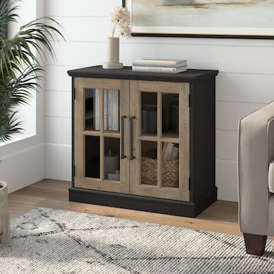 Westbrook 32W Storage Cabinet with Glass Doors by Bush Furniture