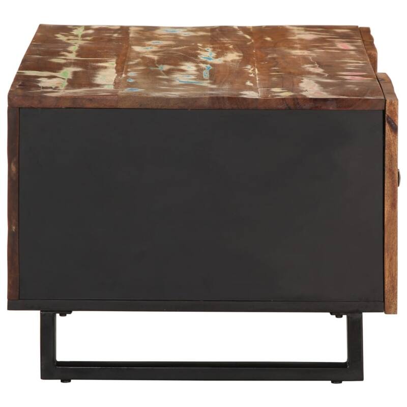 vidaXL Coffee Table Mixed Colors Solid reclaimed wood - 21.3 x 39.4 x 15.7 in