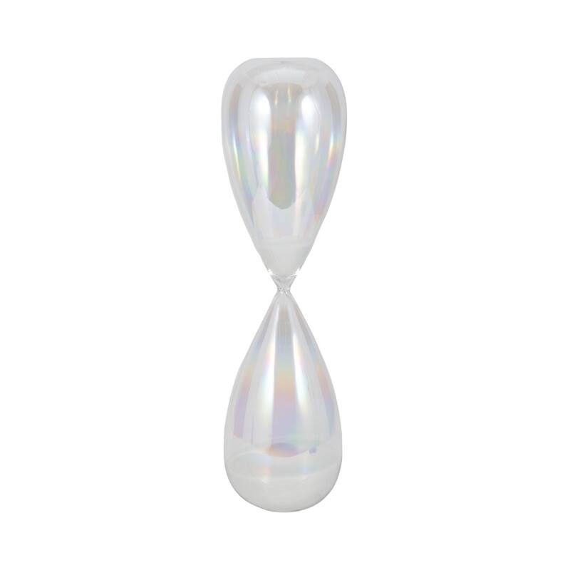 Contemporary Hourglass Sculpture for Home Decor - Stylish Decorative Object