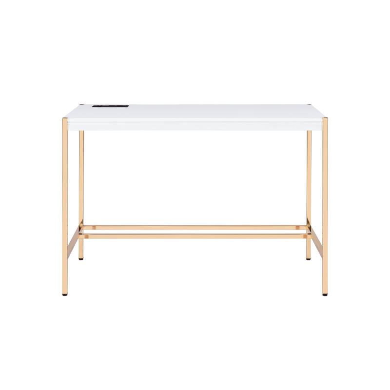 Modern and Practical Writing Desk with USB Port for Efficient Work