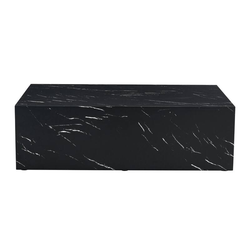 Marble Texture MDF Coffee Table - Luxurious Design, Perfect Living Room Accent.Fashion texture design coffee table