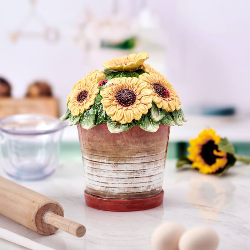 Fitz and Floyd Set of 2 Provence Canisters
