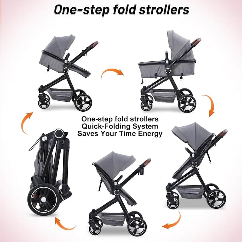 Convertible Baby Stroller for Toddler 1-3