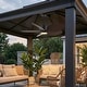 preview thumbnail 2 of 18, 42" Tropical Palm Leaf 5-Blade Outdoor Gazebo Portable Ceiling Fan with Remote and Light - 42" W x 13.7" H