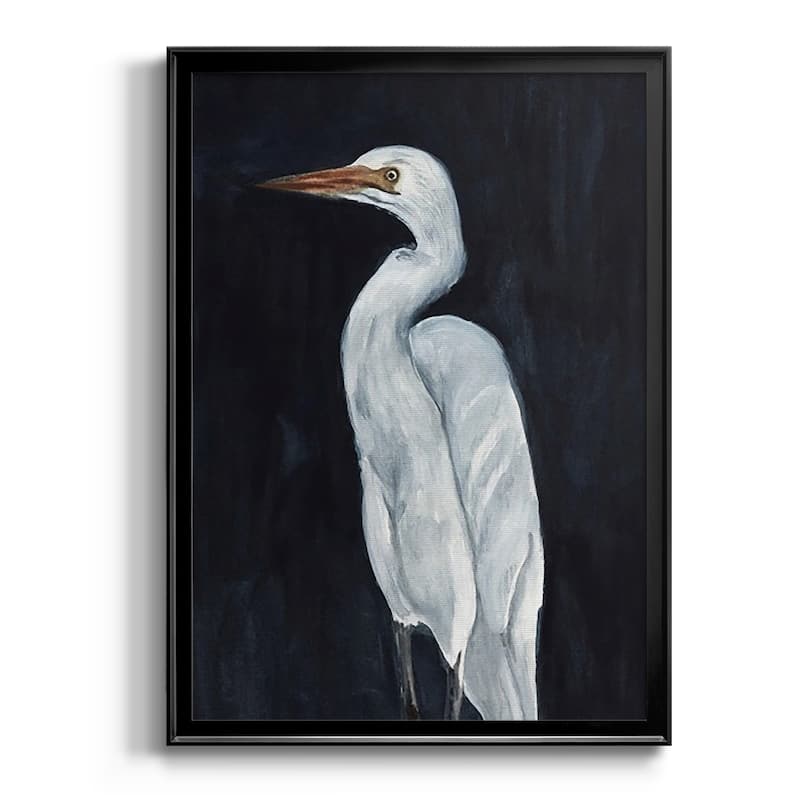 Calm Great Egret I Premium Framed Print - Ready to Hang