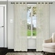 preview thumbnail 1 of 3, Superior Duhamel Sheer Grommet Curtain Panel - (Set of 2) 52" x 108" - Linen