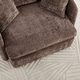 preview thumbnail 19 of 47, 46" Chenille Upholstered Sofa Swivel Chair