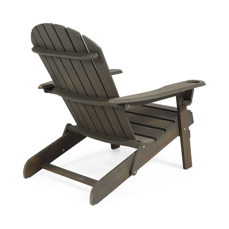 Bellwood Outdoor Acacia Wood Folding Adirondack Chairs (Set of 2) by Christopher Knight Home