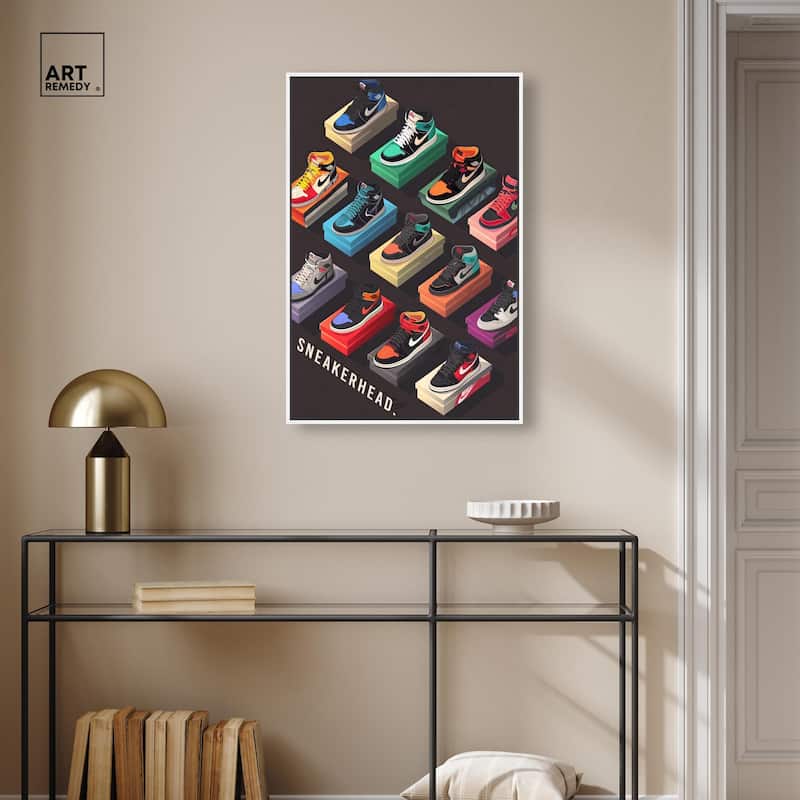 Sneaker Collection Dreams Canvas by Art Remedy