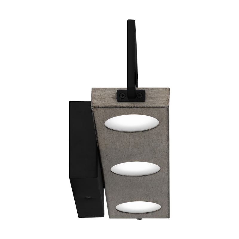 Winnett Integrated LED Matte Black Bath Bar