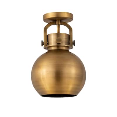 Innovations Lighting Newton Metal Sphere - 1 Light 8" Flush Mount