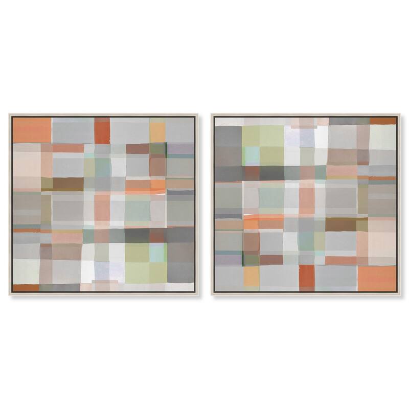 Pink Floral Tin Canvas by Art Remedy - 40" x 40" - Silver