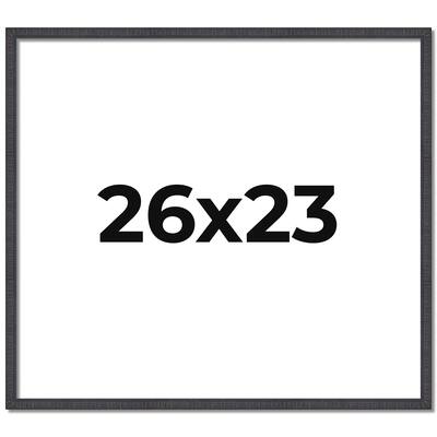 26x23 Frame Brown Solid Wood Picture Frame - Complete Modern Photo