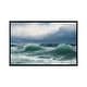 preview thumbnail 1 of 7, iCanvas "Stormy sea with translucent breakers, 1894 " by David James Framed
