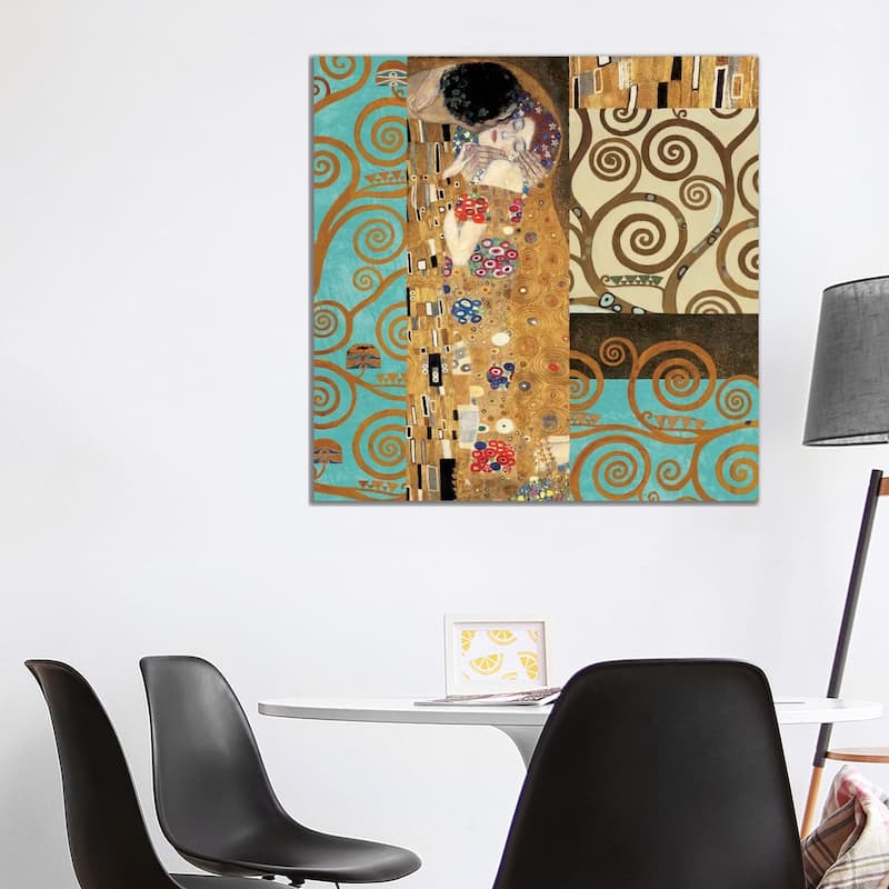 iCanvas "Klimt 150 Anniversary IV" by Gustav Klimt Canvas Print - 37x37x1.5