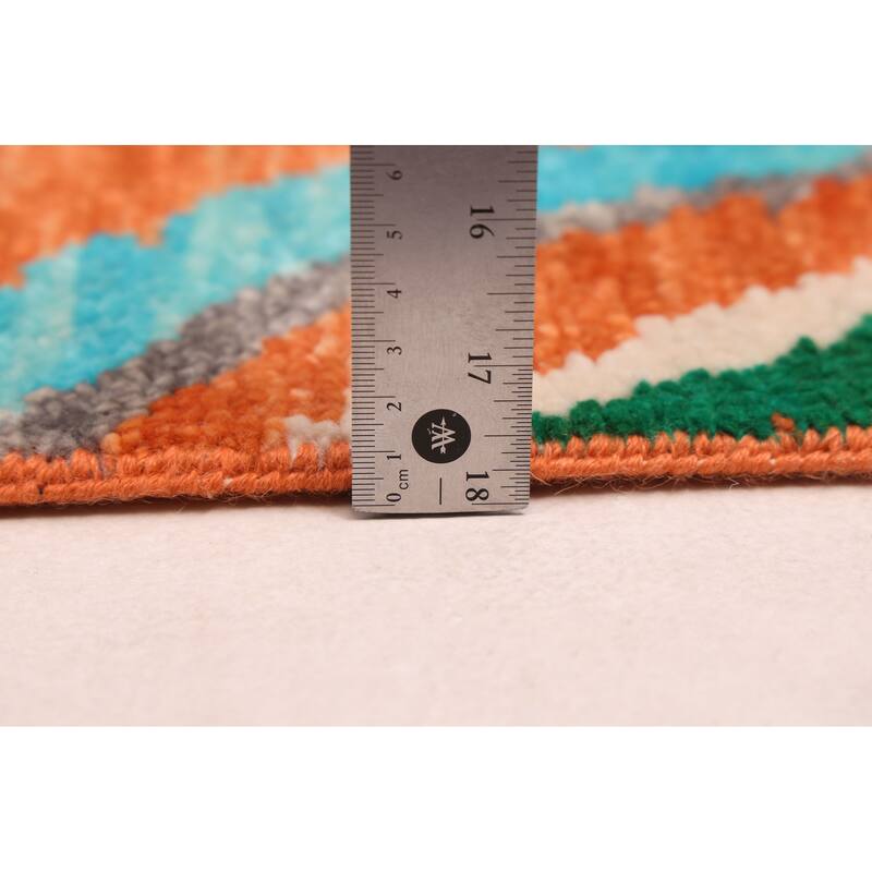 ECARPETGALLERY Hand-knotted Shalimar Orange Wool Rug - 9'1 x 11'10