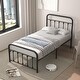 preview thumbnail 3 of 20, VECELO Modern Metal Platform Kids Bed Frame,Twin Size Bed Set of 2
