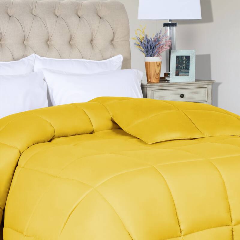 Superior Oversized All Season Down Alternative Reversible Comforter