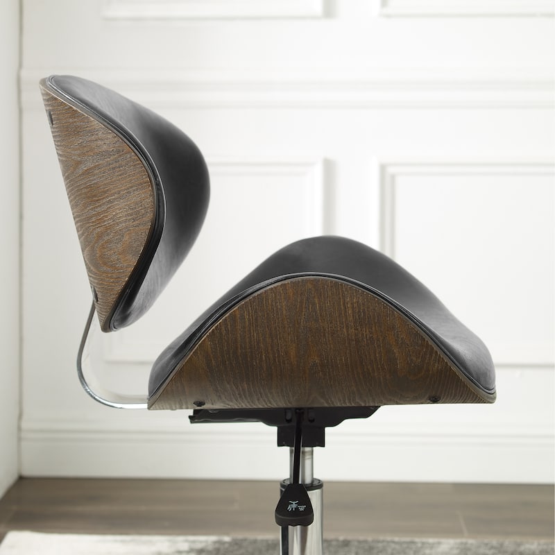 Corvus Madonna Mid-century Modern Adjustable Curved Office Chair