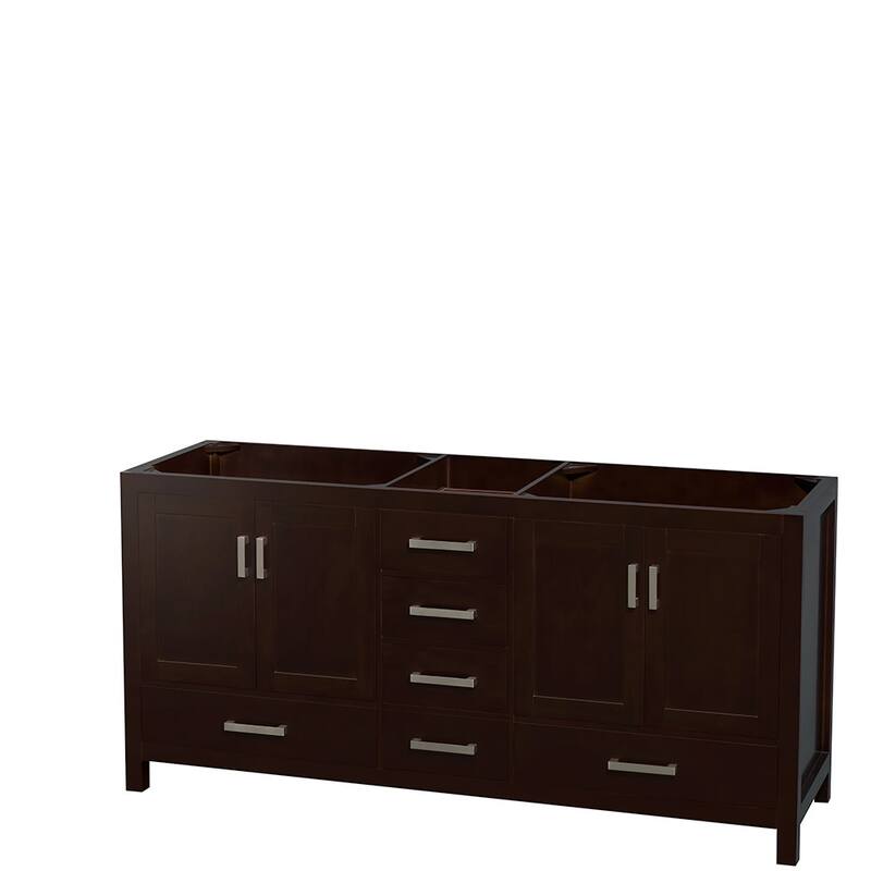 Wyndham Collection WCS141472DUNOM70 Sheffield 72" Free Standing Double