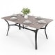 preview thumbnail 3 of 5, Oudoor Dinning Rectangular Table
