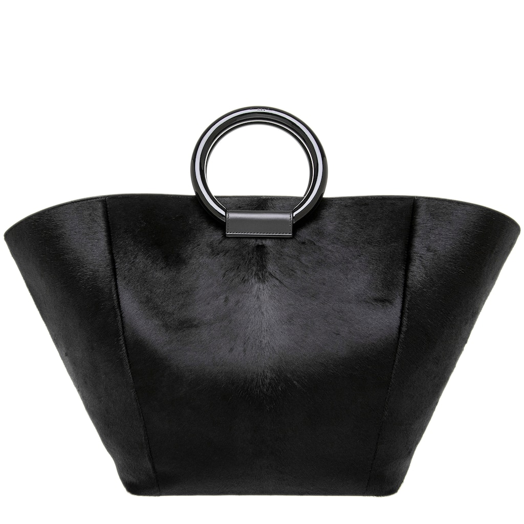 Saint Laurent Haircalf Maxi Trapeze Tote