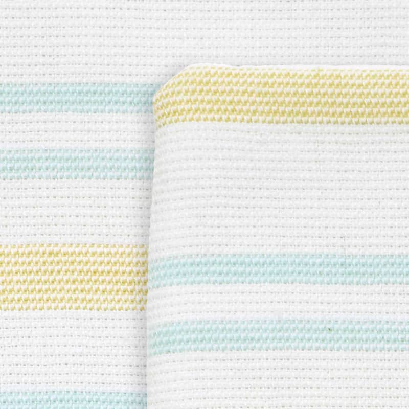 Izod Clubhouse Stripe Aqua 2-Pack Fingertip Towel Set - Fingertip Towel 2pk Set