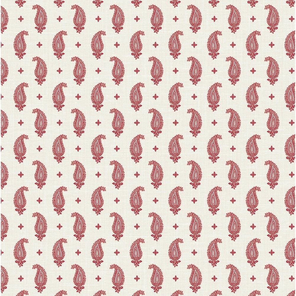 Seabrook Designs Maia Paisley Nonwoven Unpasted Wallpaper