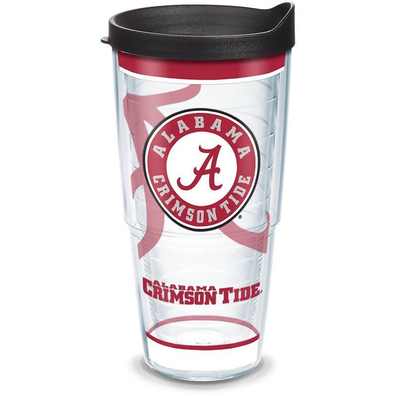 Tervis University of Alabama Crimson Tide Tradition Made in USA Double Walled Insulated Travel Tumbler, Classic - 24oz
