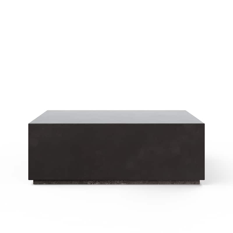 Urbia Bloc Square Concrete Coffee Table - 48" - Lava