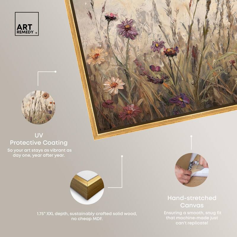 Vintage Blooms II Canvas by Art Remedy