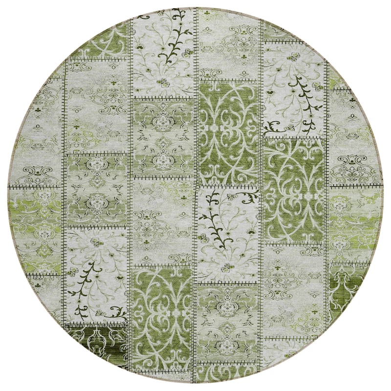 Nara Patchwork Weather Resistant Classic Meets Modern Outdoor Rug
