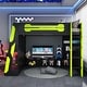 preview thumbnail 17 of 45, Full Size Esports Gaming Loft Bed Wood Frame Loft Bed with All-in-one Work Play Desk, Bookcase and RGB Ambient Light