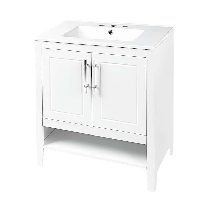 Bathroom Cabinet with Sink,Doors and Drawers