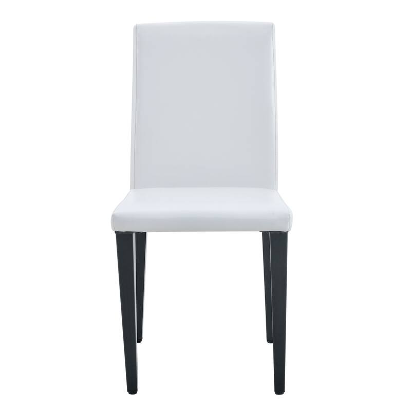 2 piece PU dining chairs, simple and versatile, comfortable and accompanied