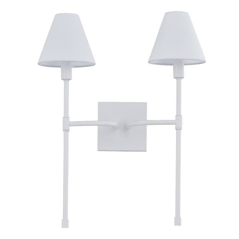 Tara Metal Wall Sconce, White