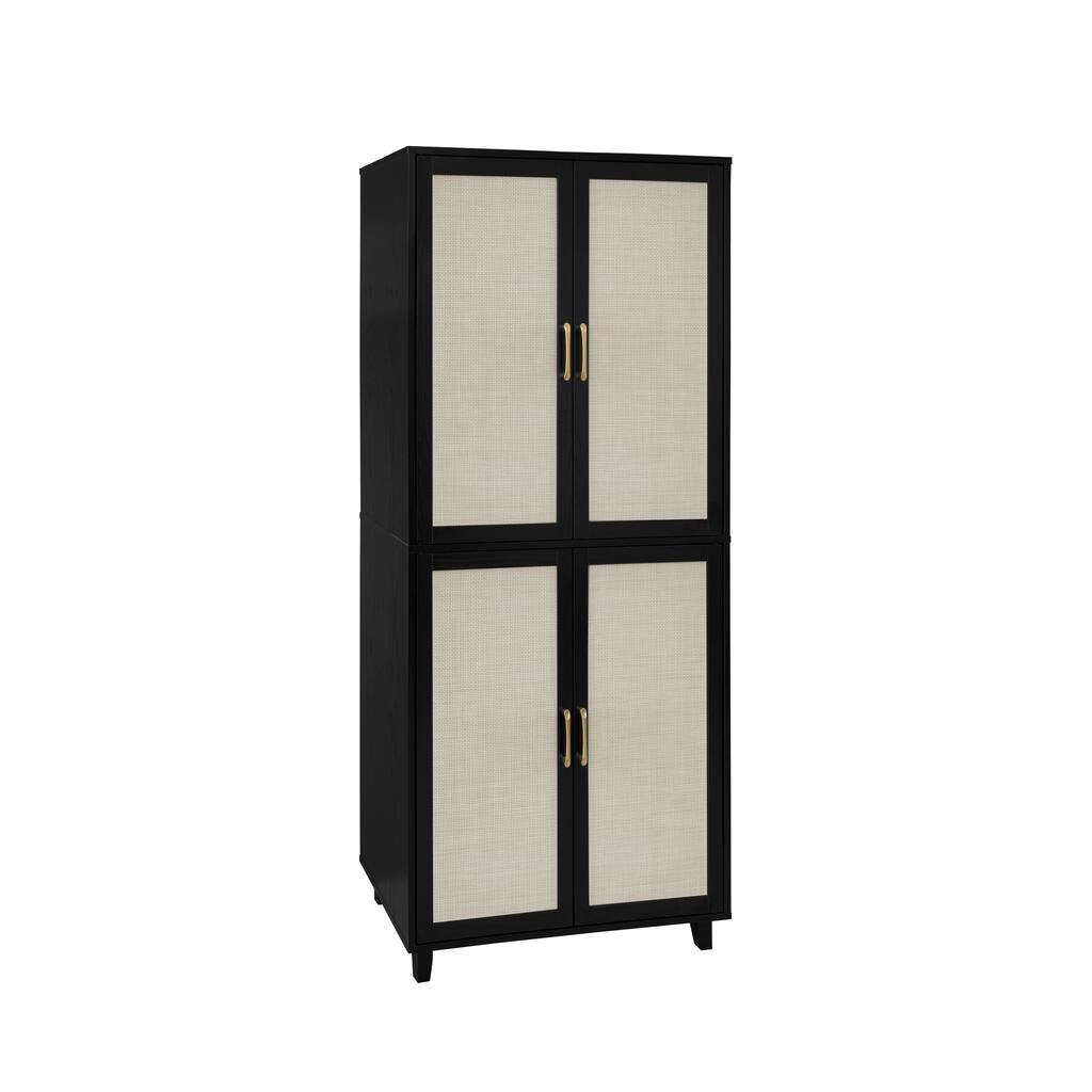 4 Door Cabinet with 4 Adjustable Inner Shelves