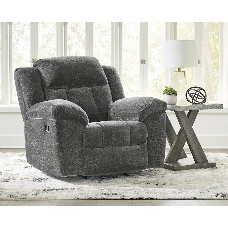 Signature Design by Ashley Frohn Rocker Recliner - Grey