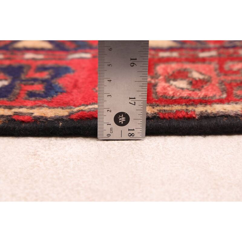 ECARPETGALLERY Hand-knotted Sarabi Red Wool Rug - 3'1 x 10'2