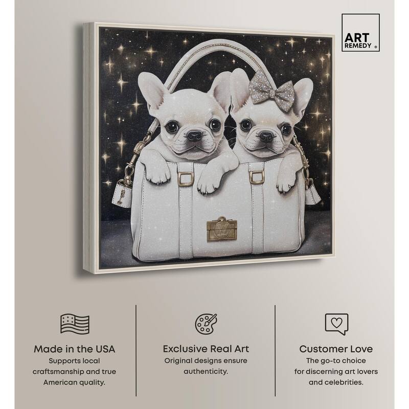 Constellation Frenchie Purse Canvas by Art Remedy
