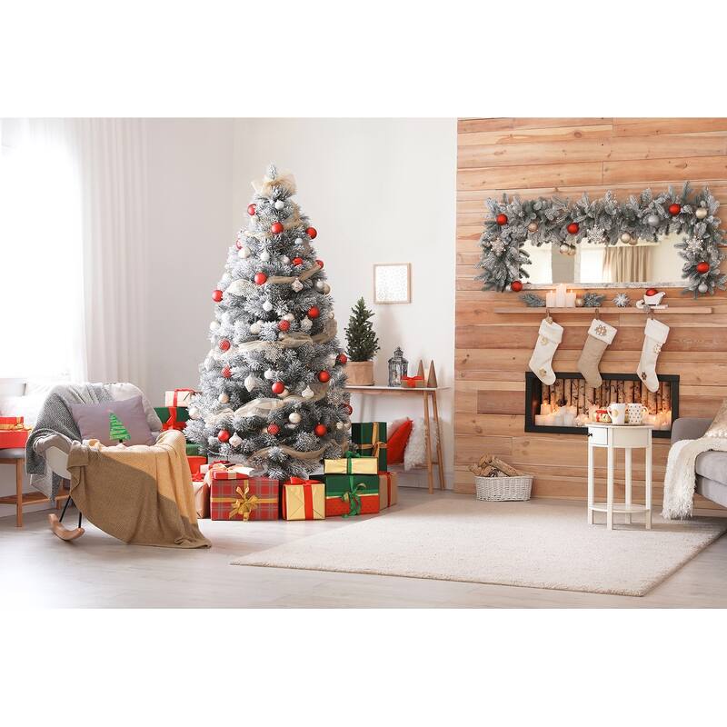 Cartoon Christmas Tree Accent Pillow