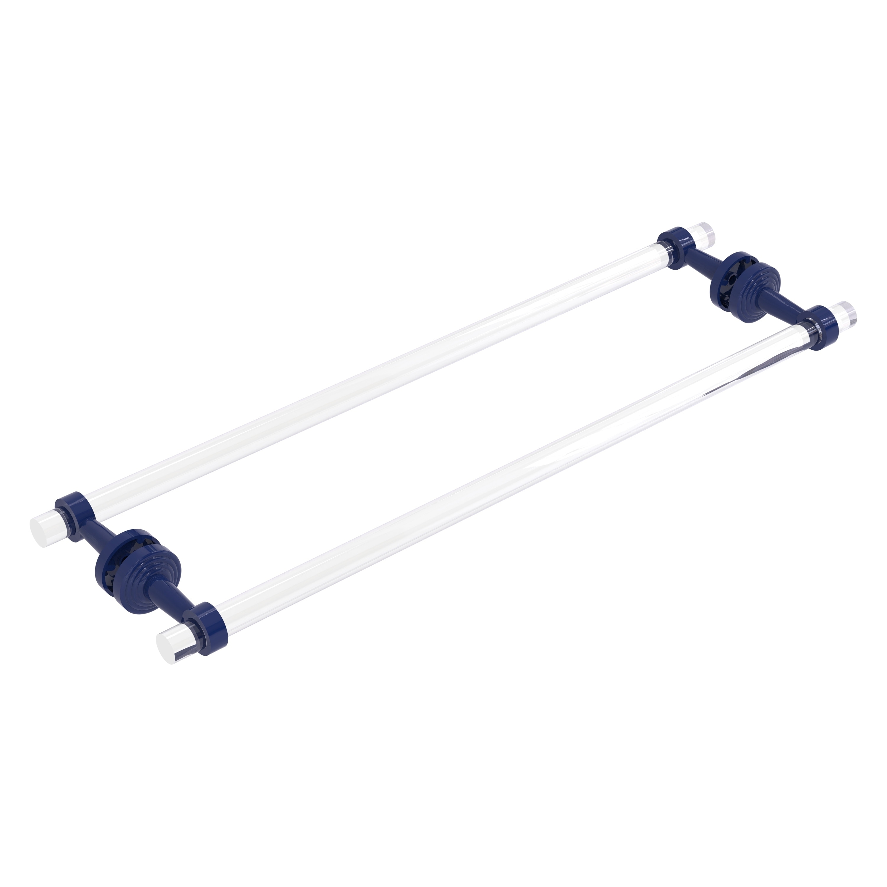 Allied Brass Pacific Beach Collection 18 Inch Back to Back Shower Door Towel Bar