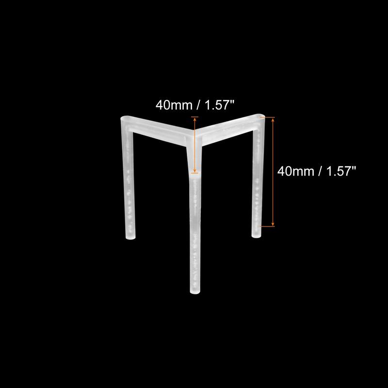Pizza Saver Stand, 100pcs - Plastic Tripod Stack for Pizza Boxes - White - White