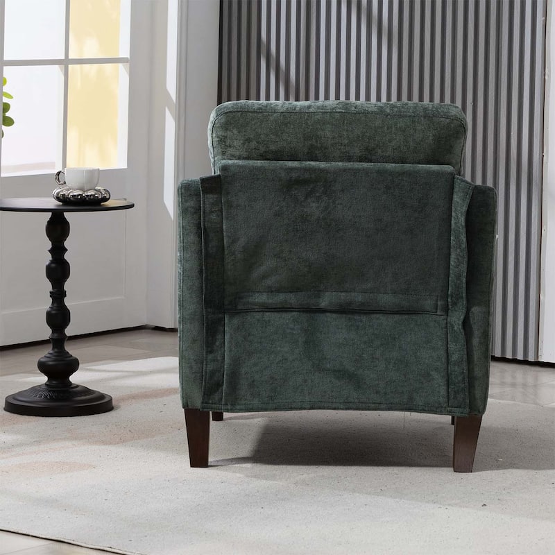 Mid-century Design Accent Chair with USB Charging,for Living Room and Bedroom