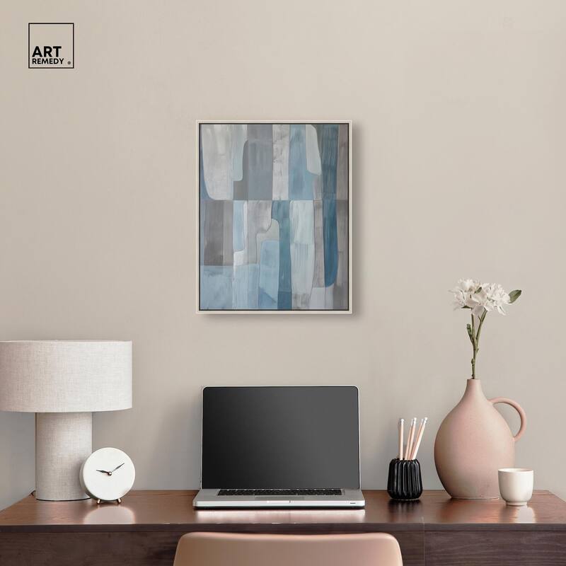 Tessellated Tones II Canvas by Art Remedy