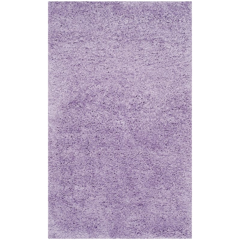 SAFAVIEH California Premium Shag Izat 2-inch Thick Area Rug - 2'3" x 5' - Lilac