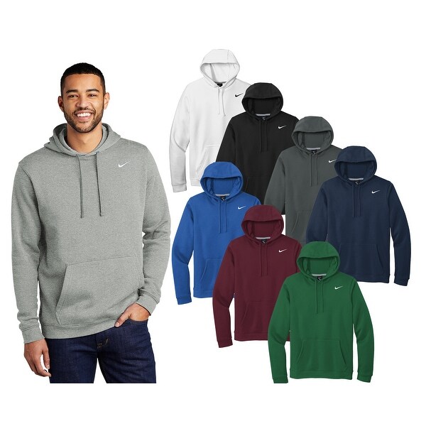 Nike Men's Club Fleece Hoodie. Opens flyout.